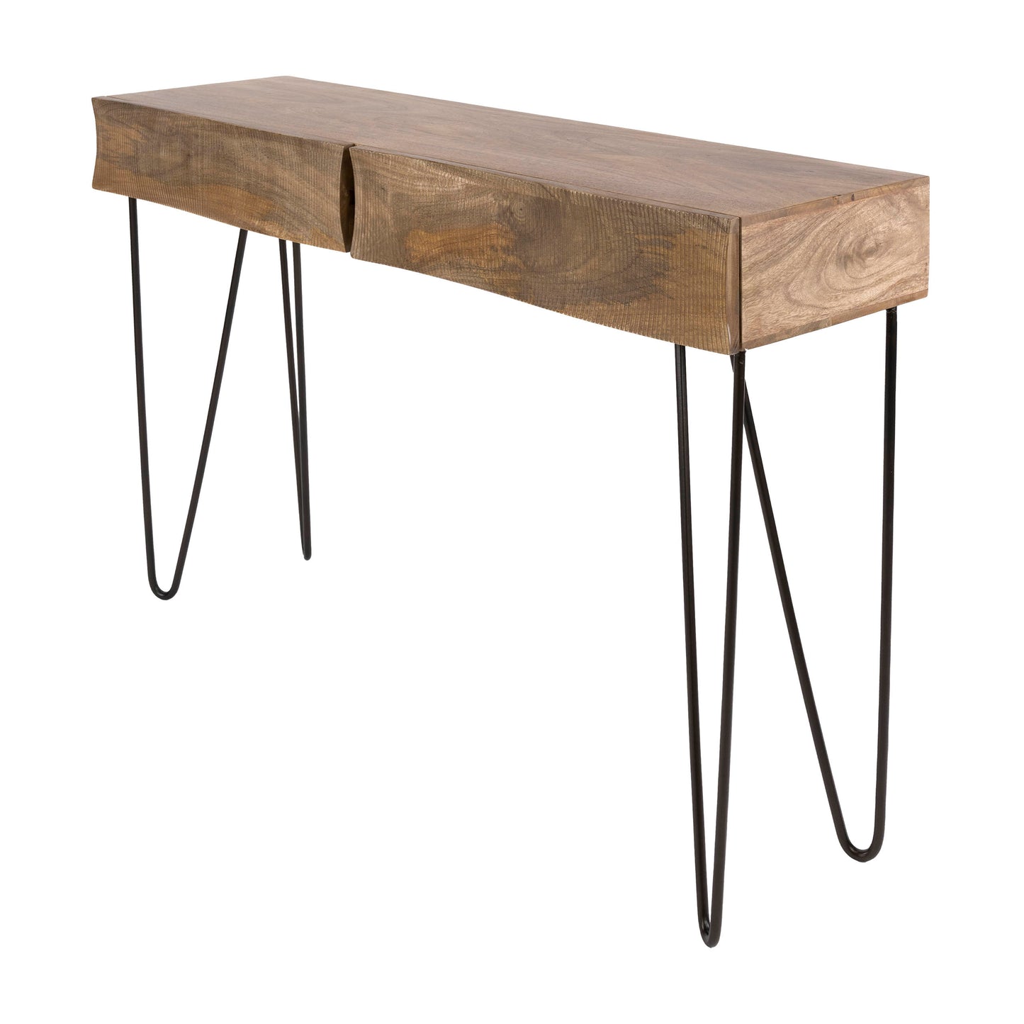 Schminktisch – 120×35×76 cm – Massiv Mango sand | Modell N0121