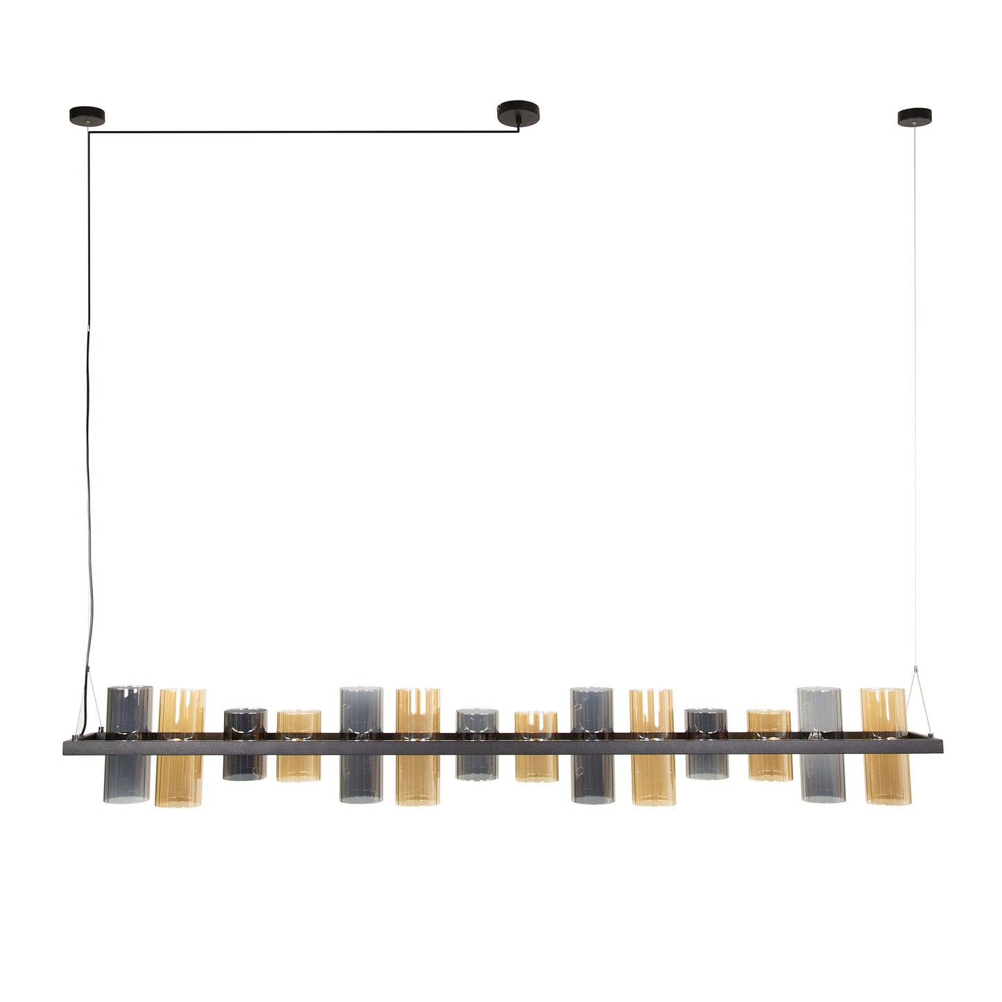 Pendelleuchte – 190×20×150 cm – Artic schwarz | Modell N0483
