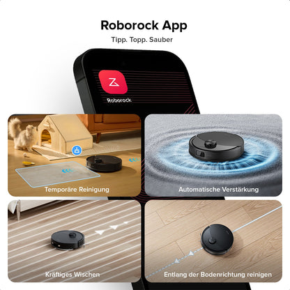 Roborock Q10 S5 Set Saug- und Wischroboter mit zusätzlichem Wischtuch*2 Stk.