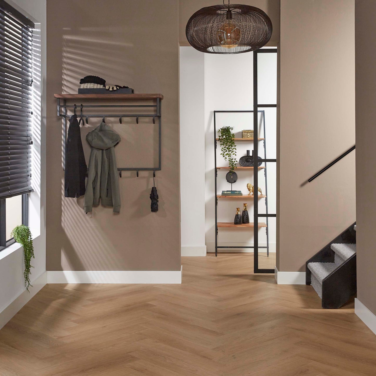 Garderobe – hutablage 12 haken – 100×30×80 cm – Massiv Saja | Modell N0002