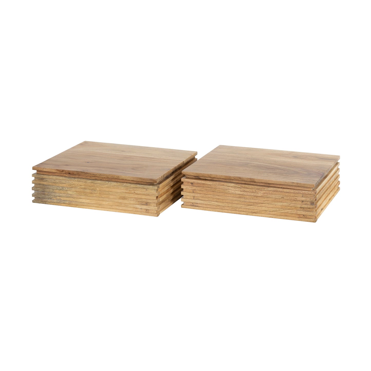 Nachttisch – 30×25×8 cm – Massiv Akazie | Modell N0015