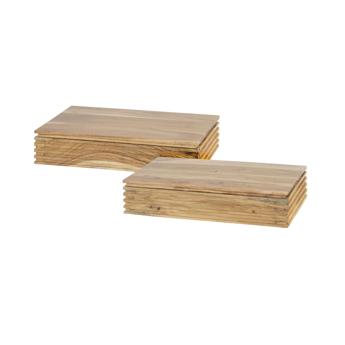Nachttisch – 40×25×8 cm – Massiv Akazie | Modell N0016