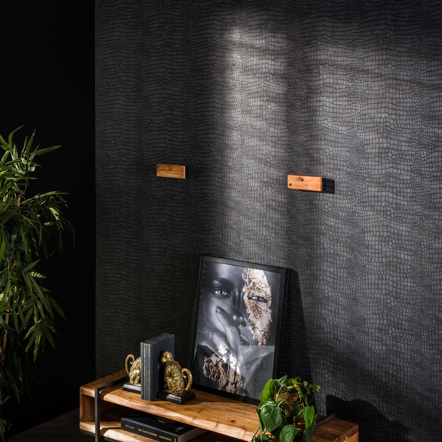 Wandregal – 150×25×8 cm – Massiv Akazie | Modell N0020