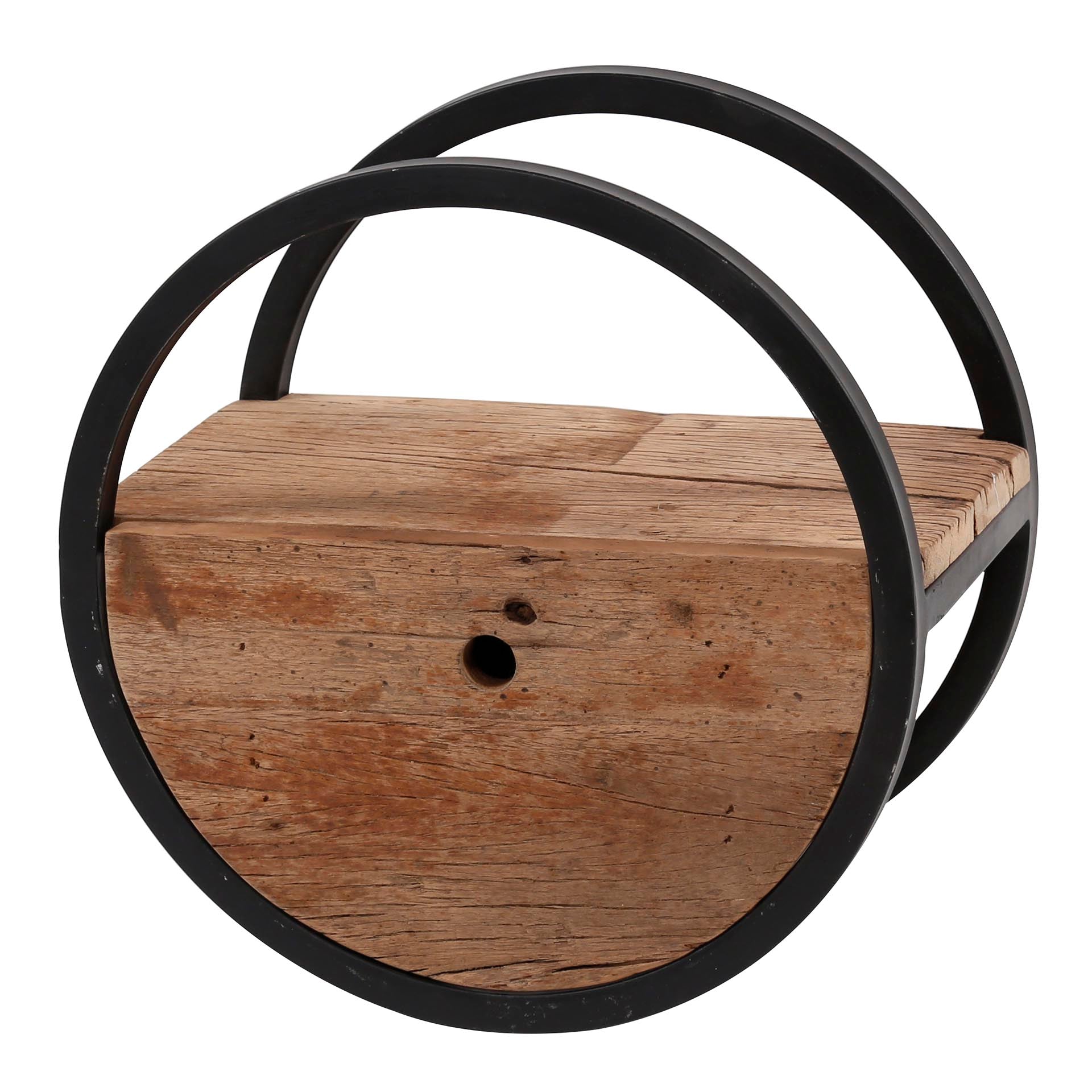 Wandregal – 40×25×40 cm – Robustes Hartholz | Modell N0023