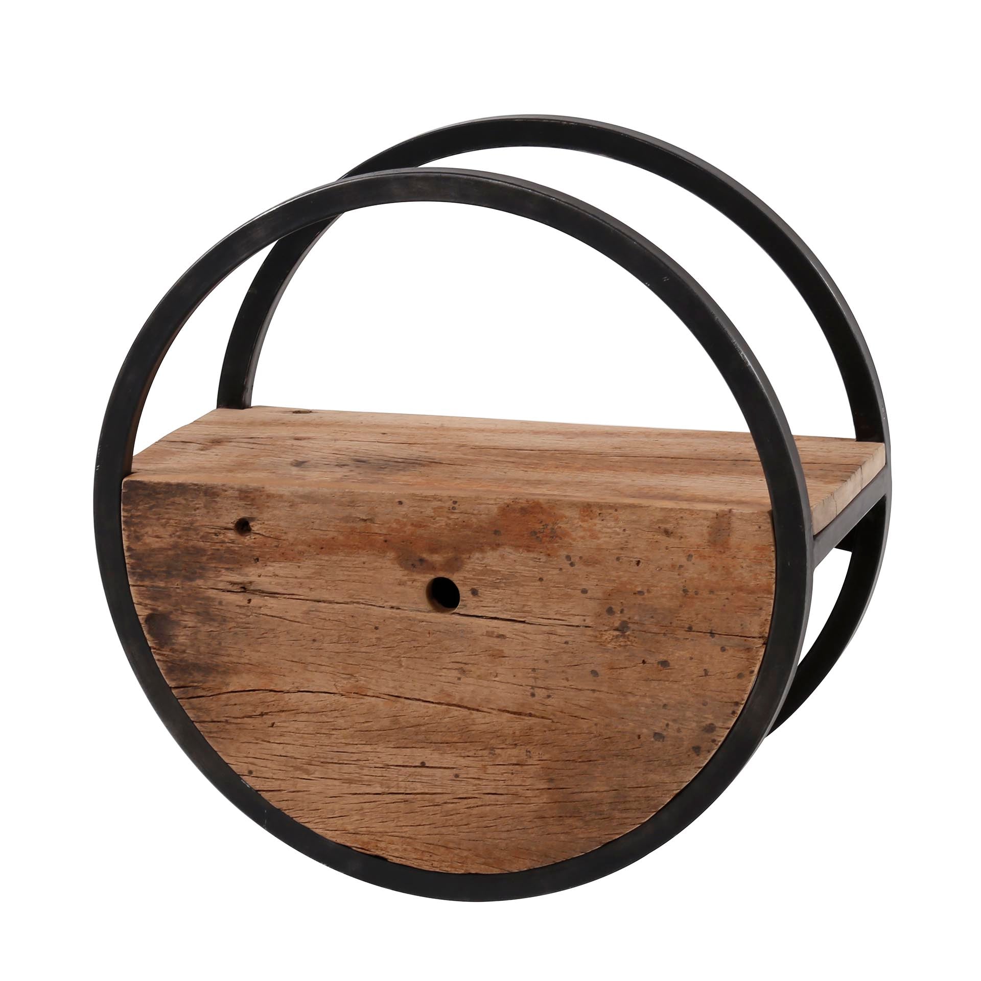 Wandregal – 50×25×50 cm – Robustes Hartholz | Modell N0024