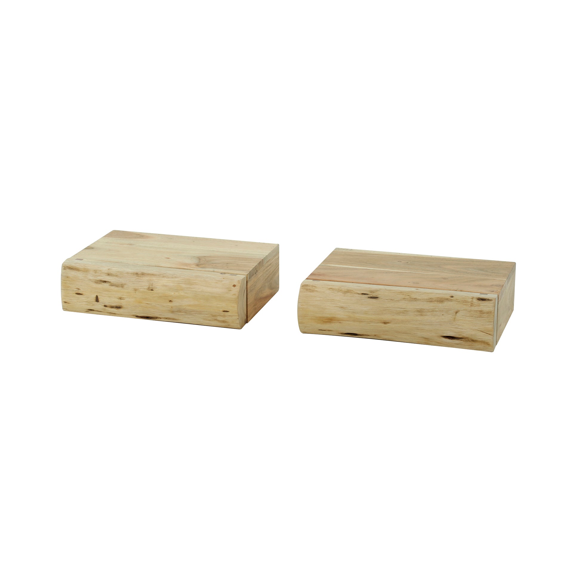 Nachttisch – 30×20×8 cm – Massiv Akazie | Modell N0025