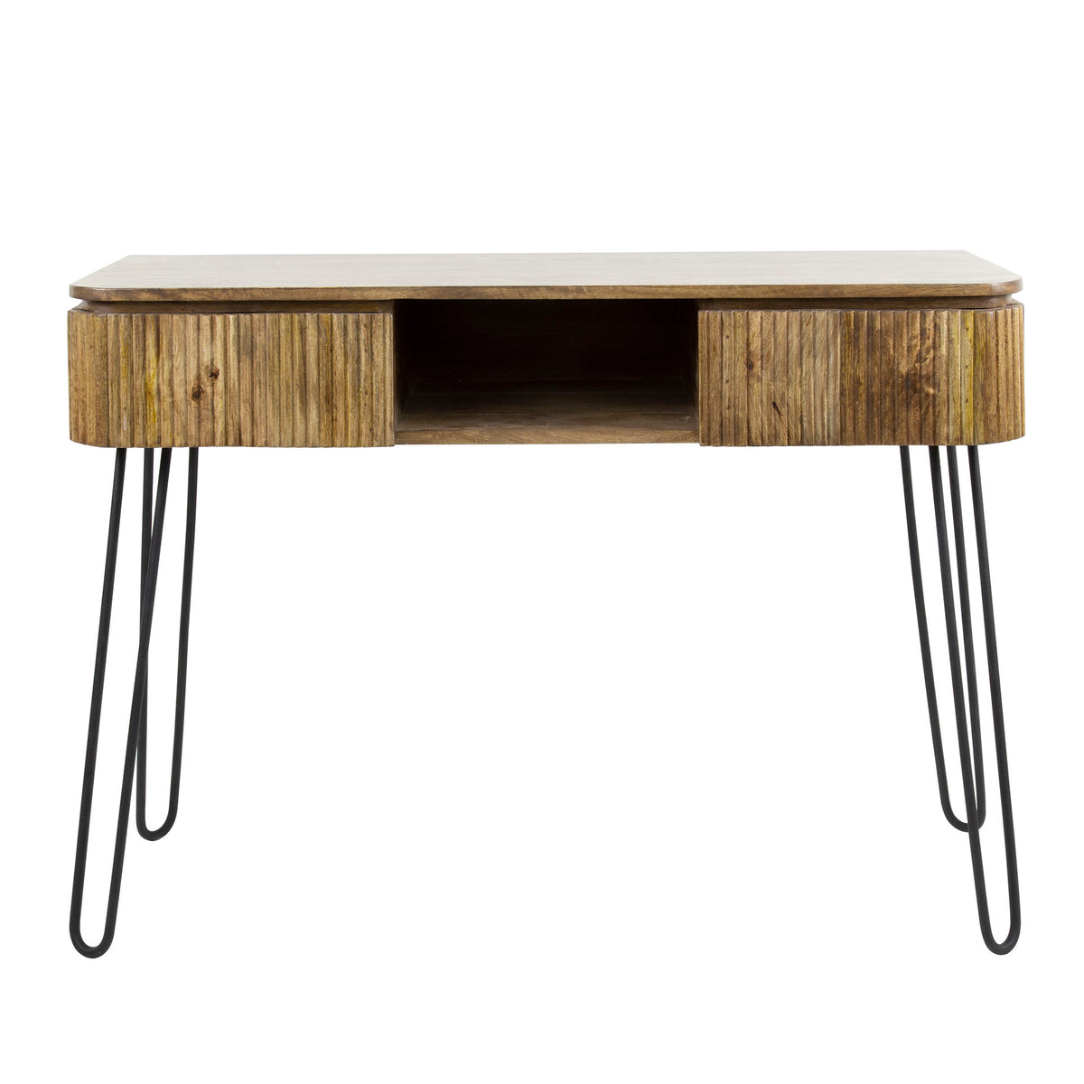 Schminktisch – 110×40×77 cm – Massiv Mango sand | Modell N0036