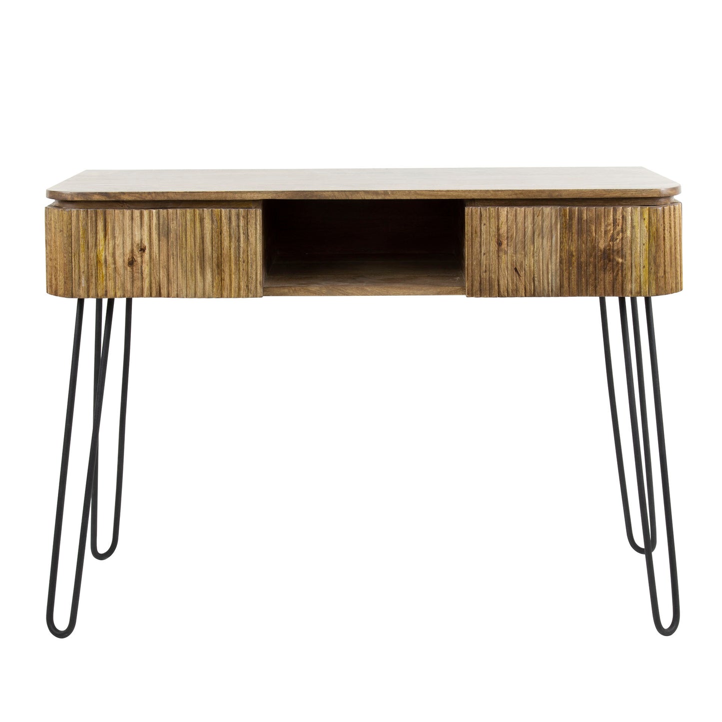 Schminktisch – 110×40×77 cm – Massiv Mango sand | Modell N0036