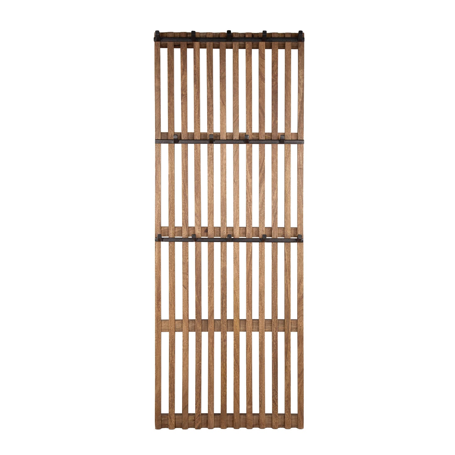 Garderobe – 4 haken – 60×10×160 cm – Massiv Mango sand | Modell N0059