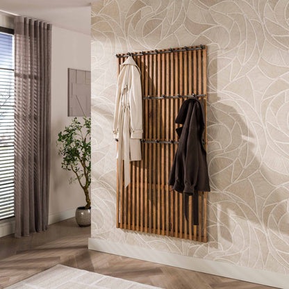 Garderobe – 100×10×180 cm – Massiv Mango sand | Modell N0061