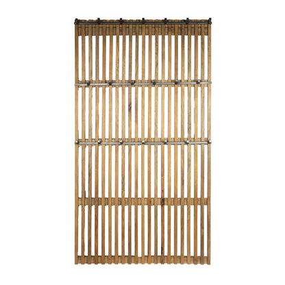 Garderobe – 100×10×180 cm – Massiv Mango sand | Modell N0061