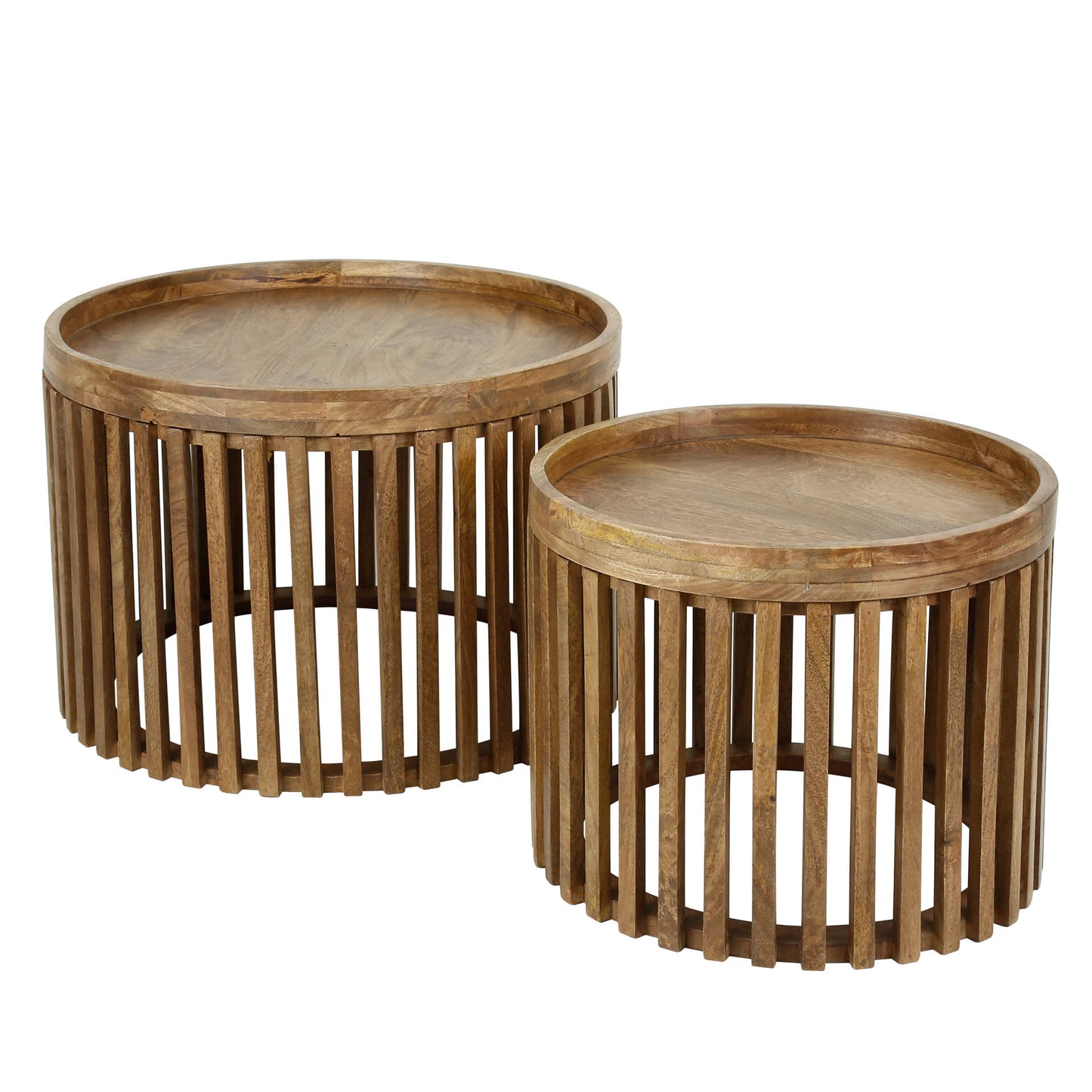 Couchtisch – 65×65×40 cm – Massiv Mango sand | Modell N0062