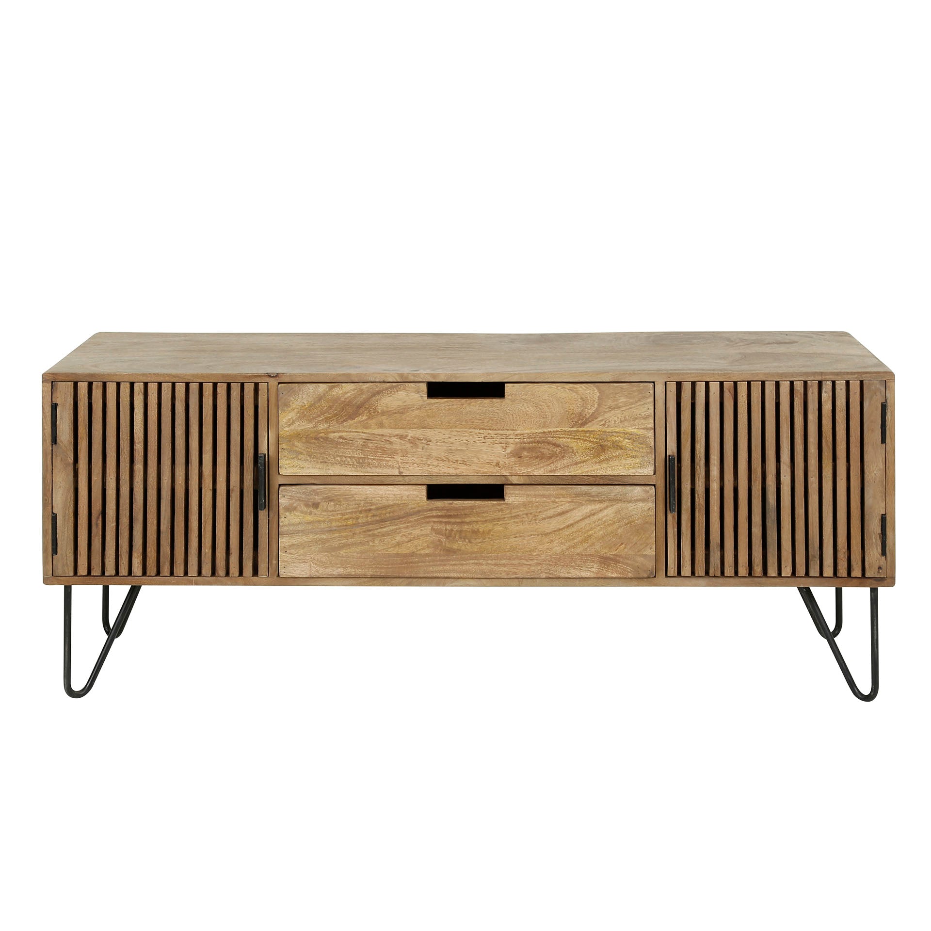 Highboard – 135×35×55 cm – Massiv Mango sand | Modell N0064