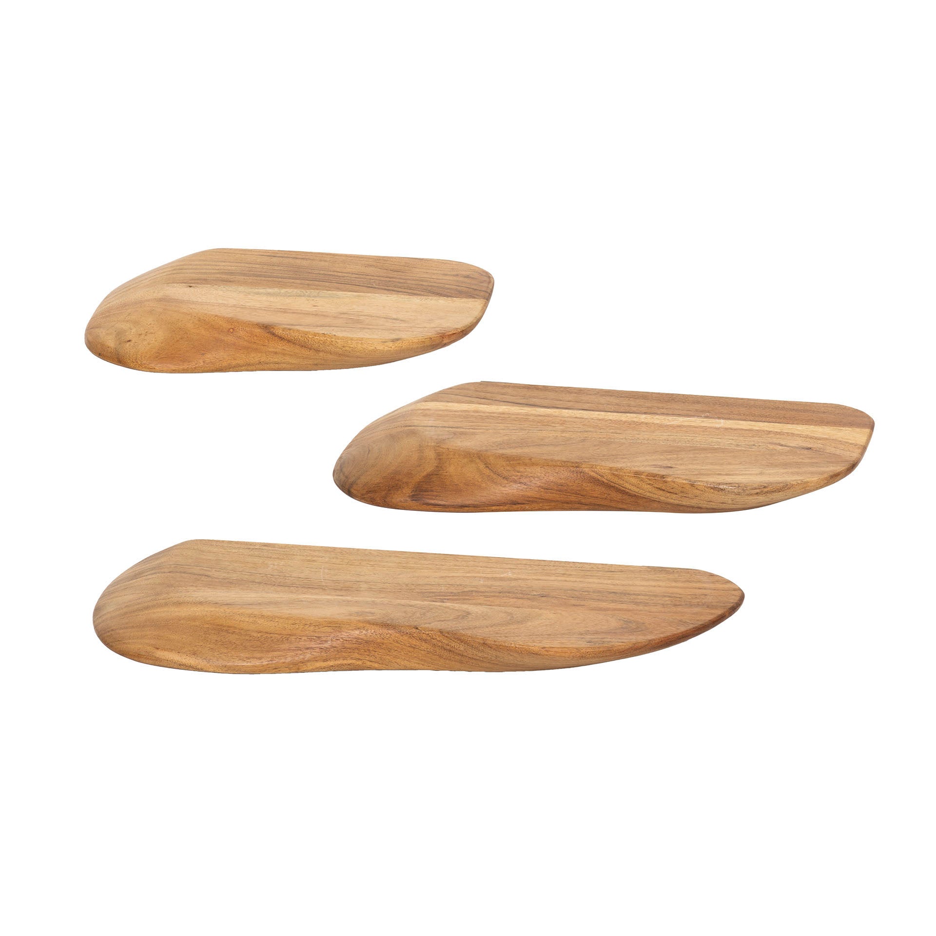 Wandregal – 50×20×4 cm – Massiv Akazie | Modell N0069