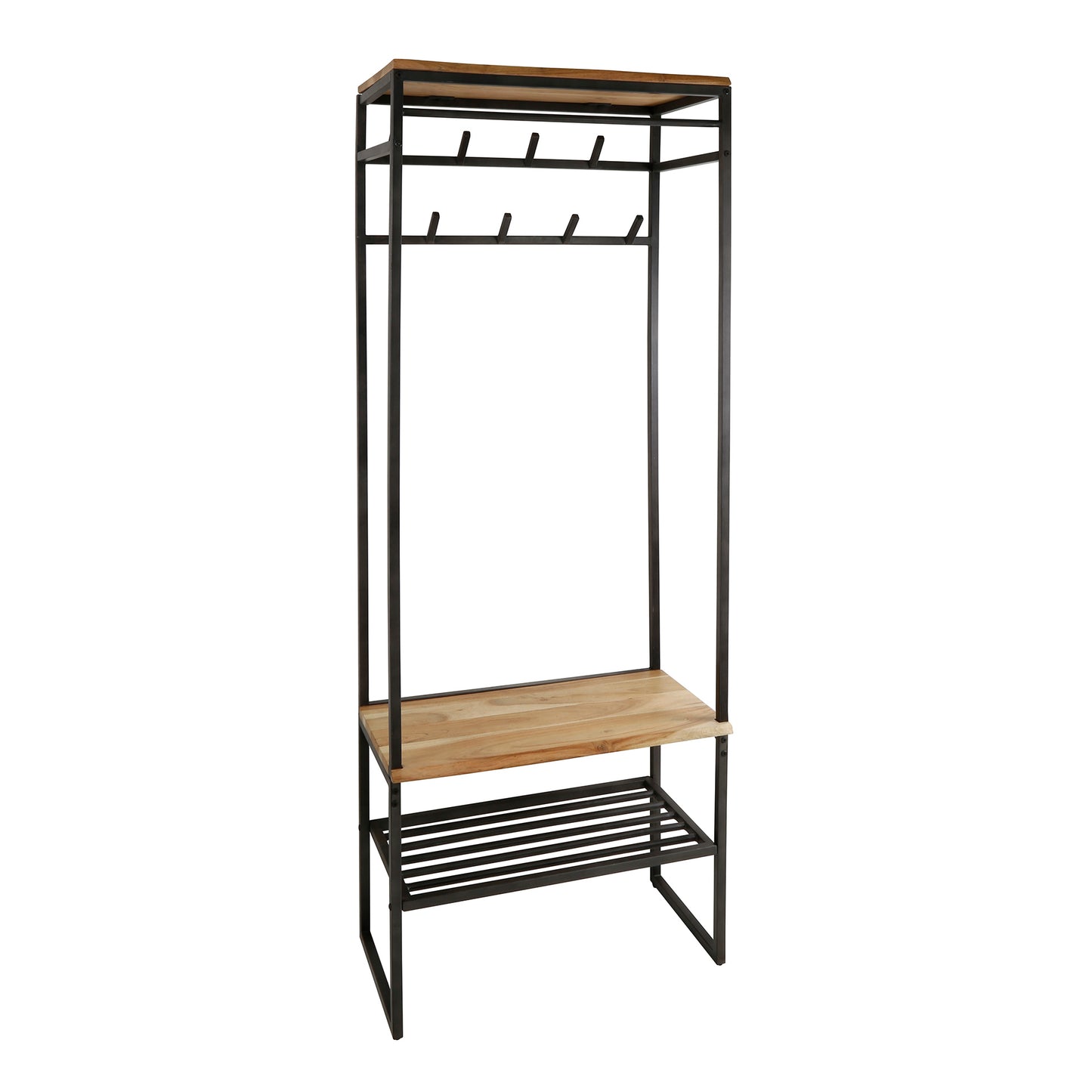 Wohnaccessoir – 70×35×182 cm – Massiv Akazie | Modell N0080