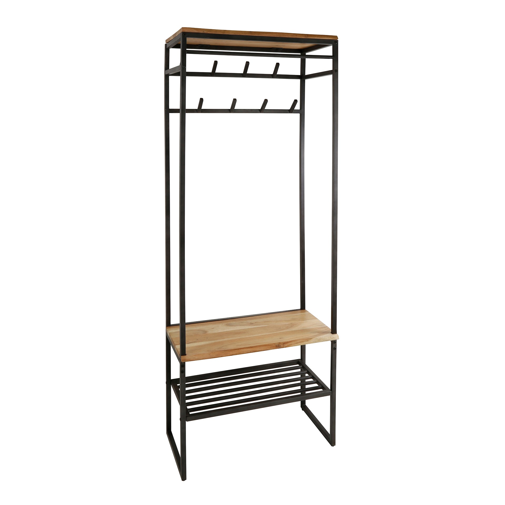 Wohnaccessoir – 70×35×182 cm – Massiv Akazie | Modell N0080