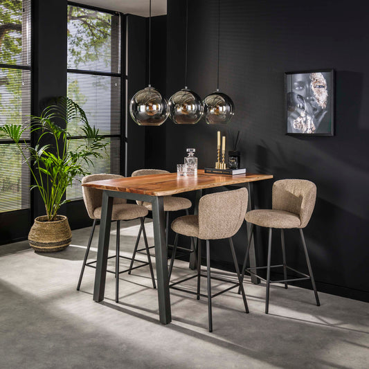 Bartisch – 147×80×92 cm – Massiv Akazie | Modell N0083