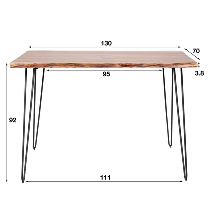 Bartisch – 130×70×92 cm – Massiv Akazie | Modell N0084