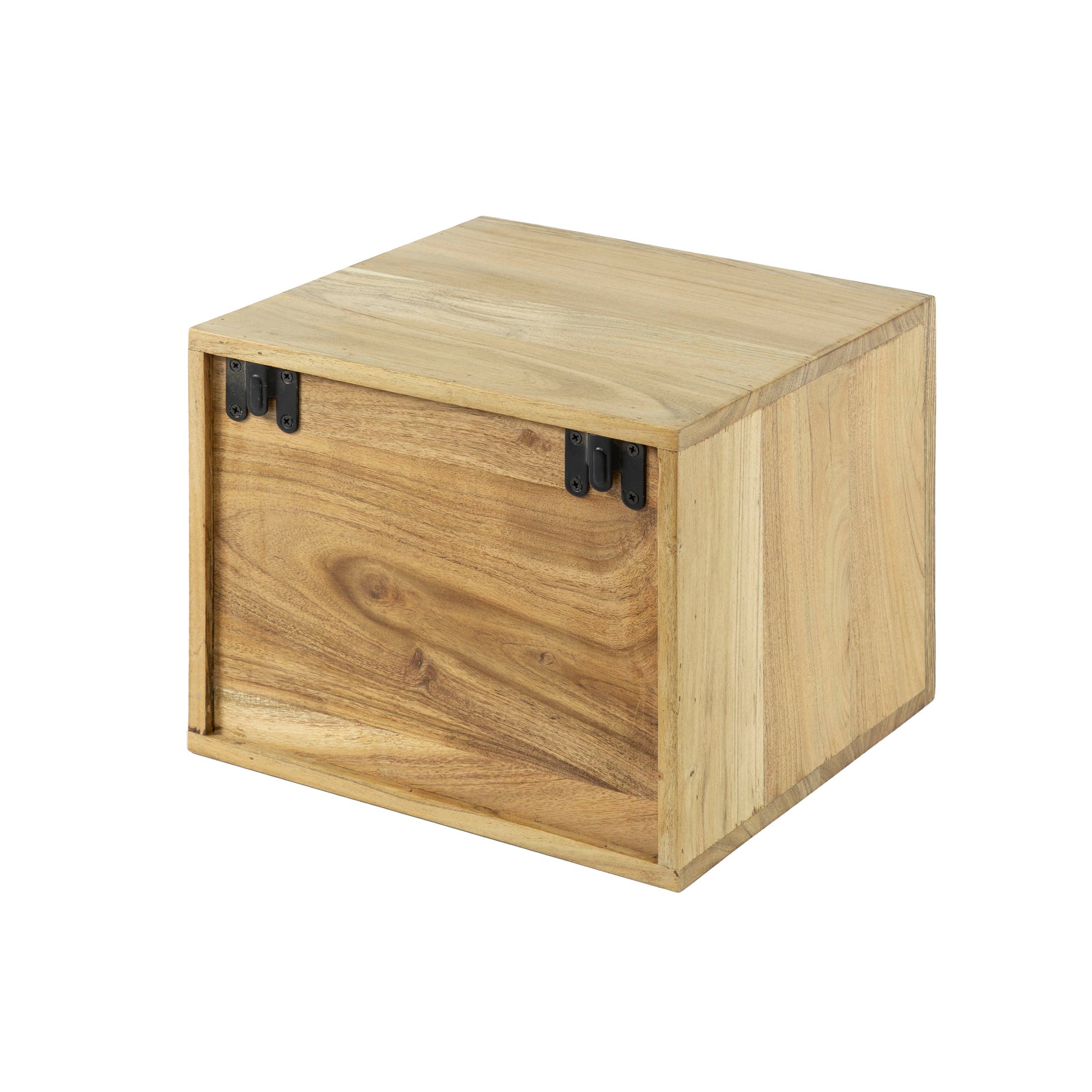 Nachttisch – 30×29×25 cm – Massiv Akazie | Modell N0090