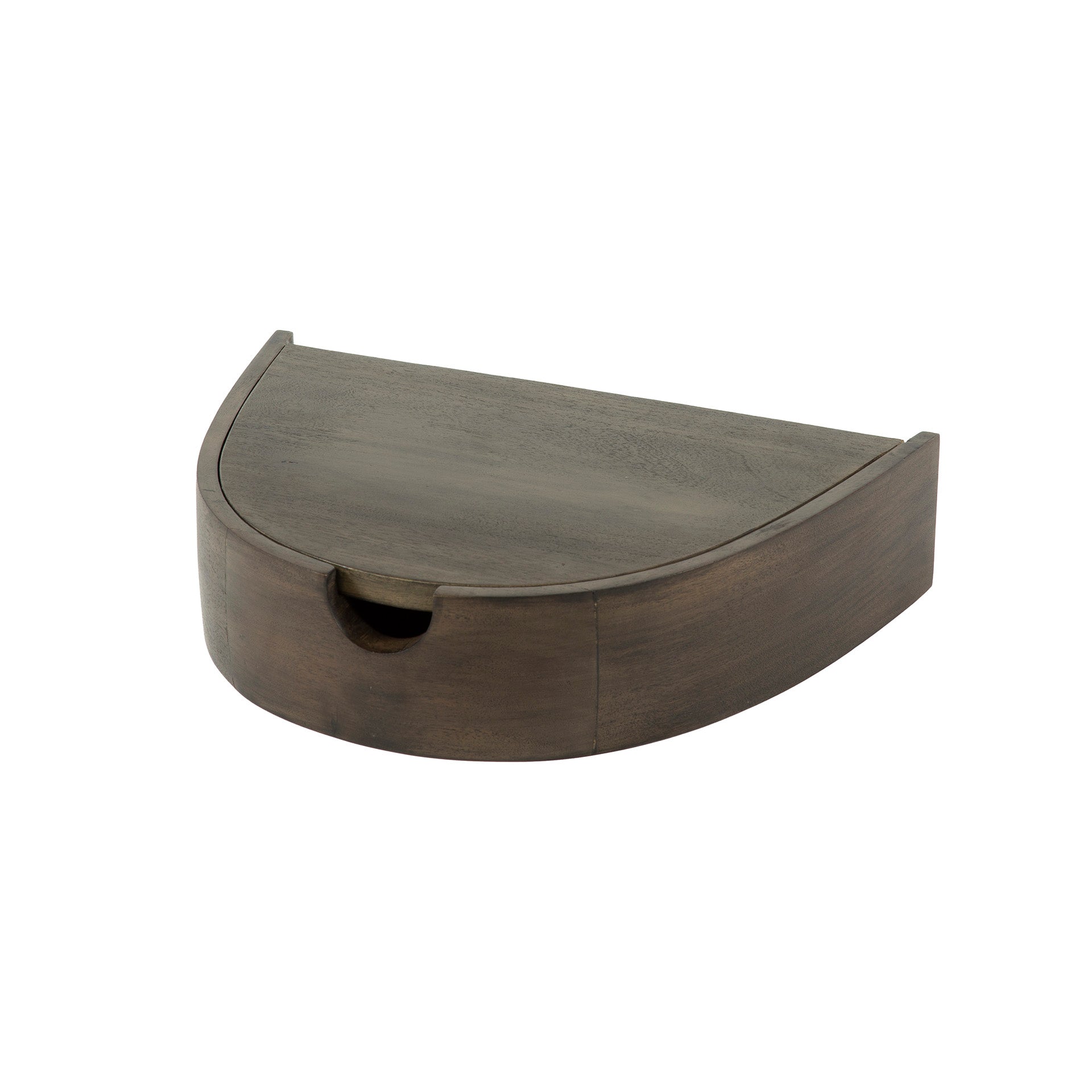 Nachttisch – 2-er pack – 34×27×8 cm – Massiv Akazie glaze brown | Modell N0091