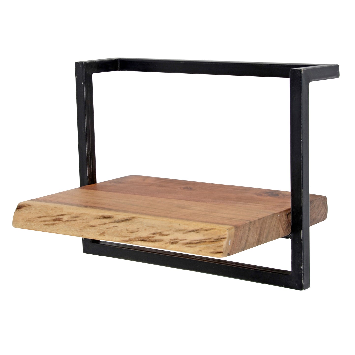 Wandregal – 40×25×30 cm – Massiv Akazie | Modell N0094