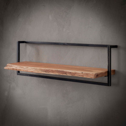 Wandregal – 100×25×30 cm – Massiv Akazie | Modell N0096