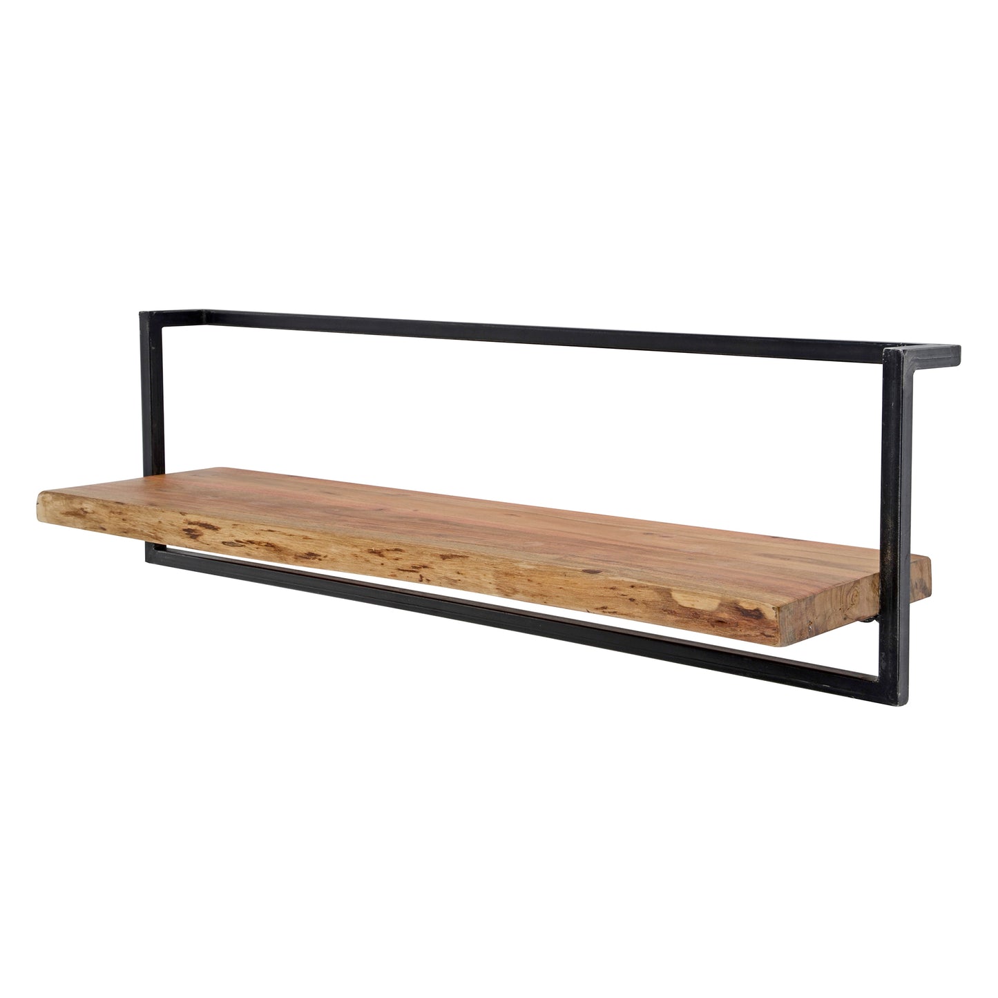 Wandregal – 100×25×30 cm – Massiv Akazie | Modell N0096
