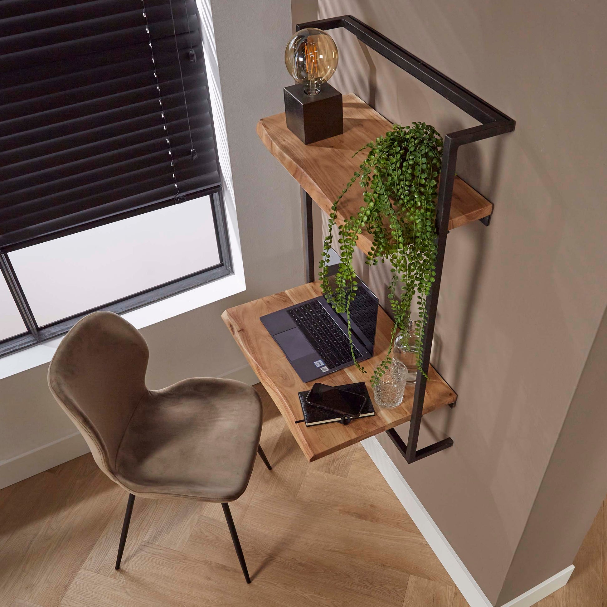Büromöbel – 65×45×100 cm – Massiv Akazie | Modell N0103