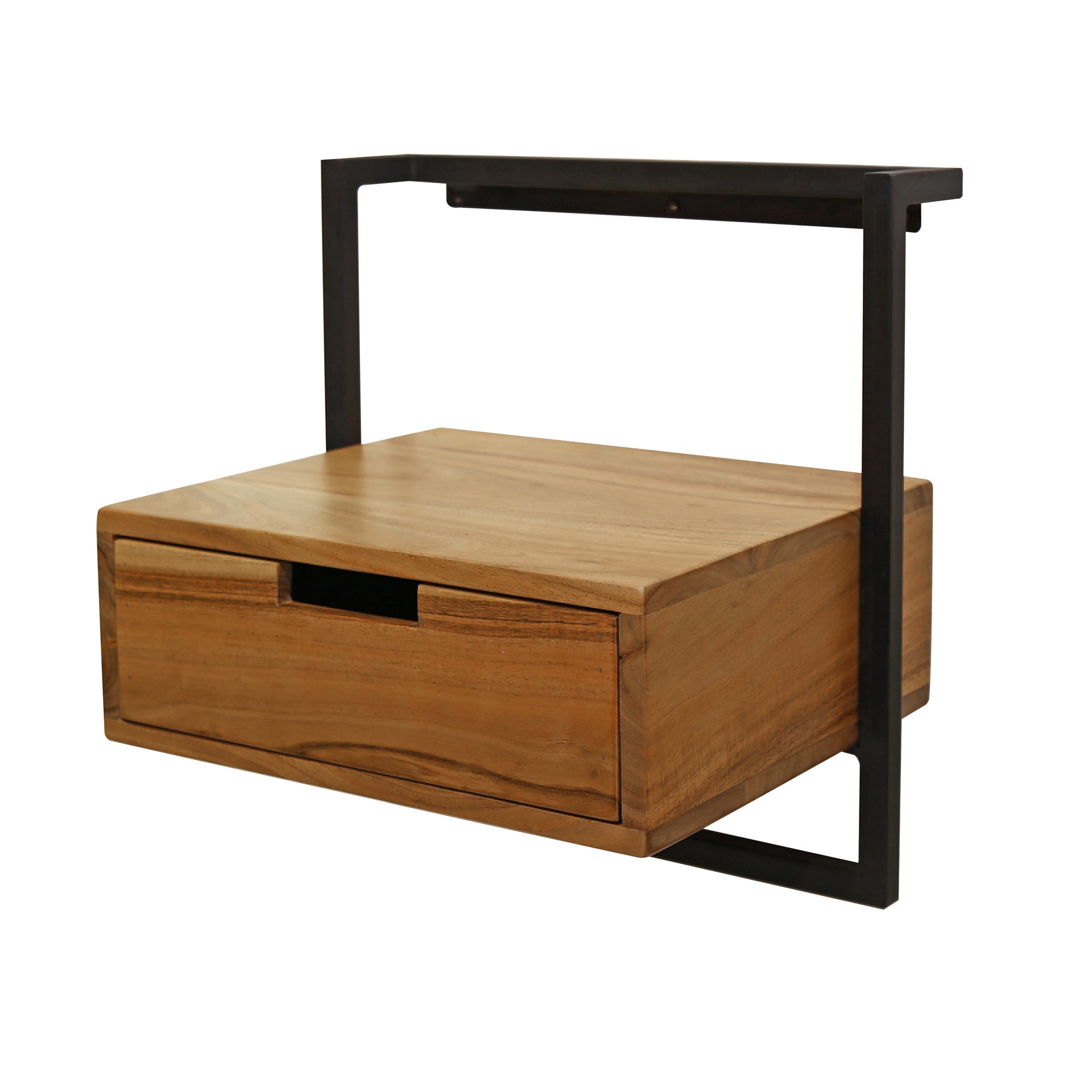 Nachttisch – 44×35×45 cm – Massiv Akazie | Modell N0104