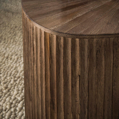Couchtisch – 73×68×31 cm – Massiv Teak Espresso | Modell N0113