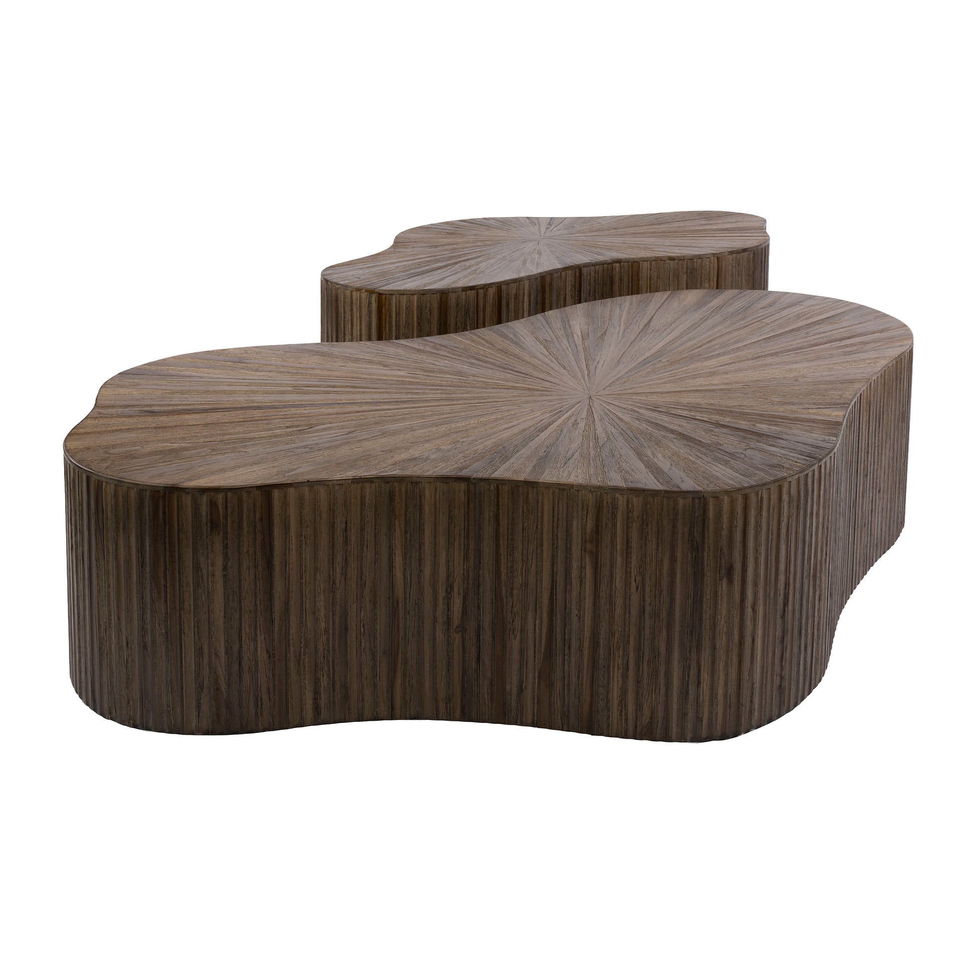 Couchtisch – 140×77×33 cm – Massiv Teak Espresso | Modell N0114