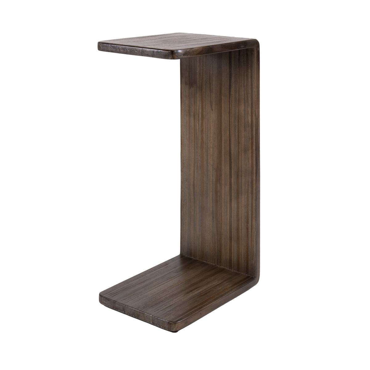 Beistelltisch – 40×30×76 cm – Massiv Teak Espresso | Modell N0117