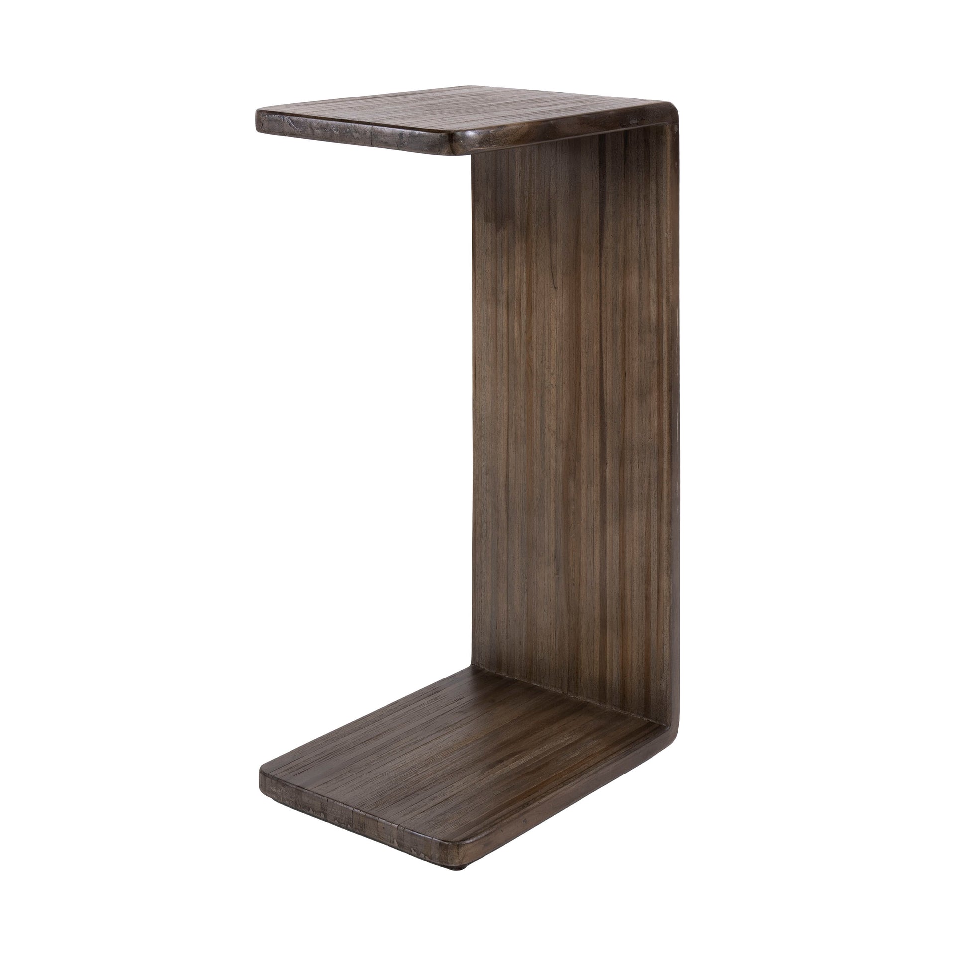 Beistelltisch – 40×30×76 cm – Massiv Teak Espresso | Modell N0117