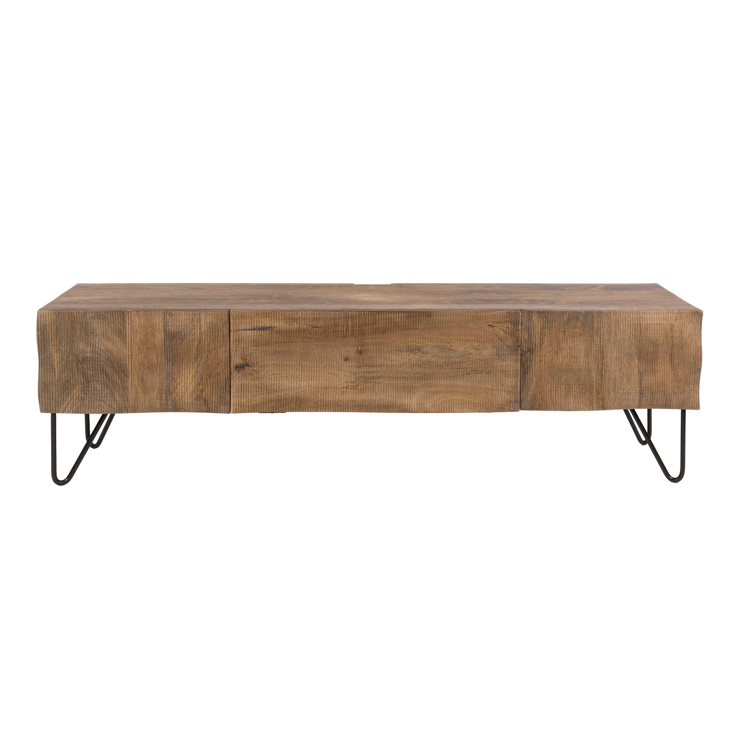 Hängeschrank – 160×35×25 cm – Massiv Mango sand | Modell N0120