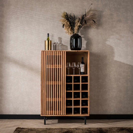 Wohnaccessoir – 80×43×122 cm – Massiv Akazie | Modell N0124