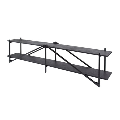 TV-Board – 220×35×51 cm – Grau | Modell N0126