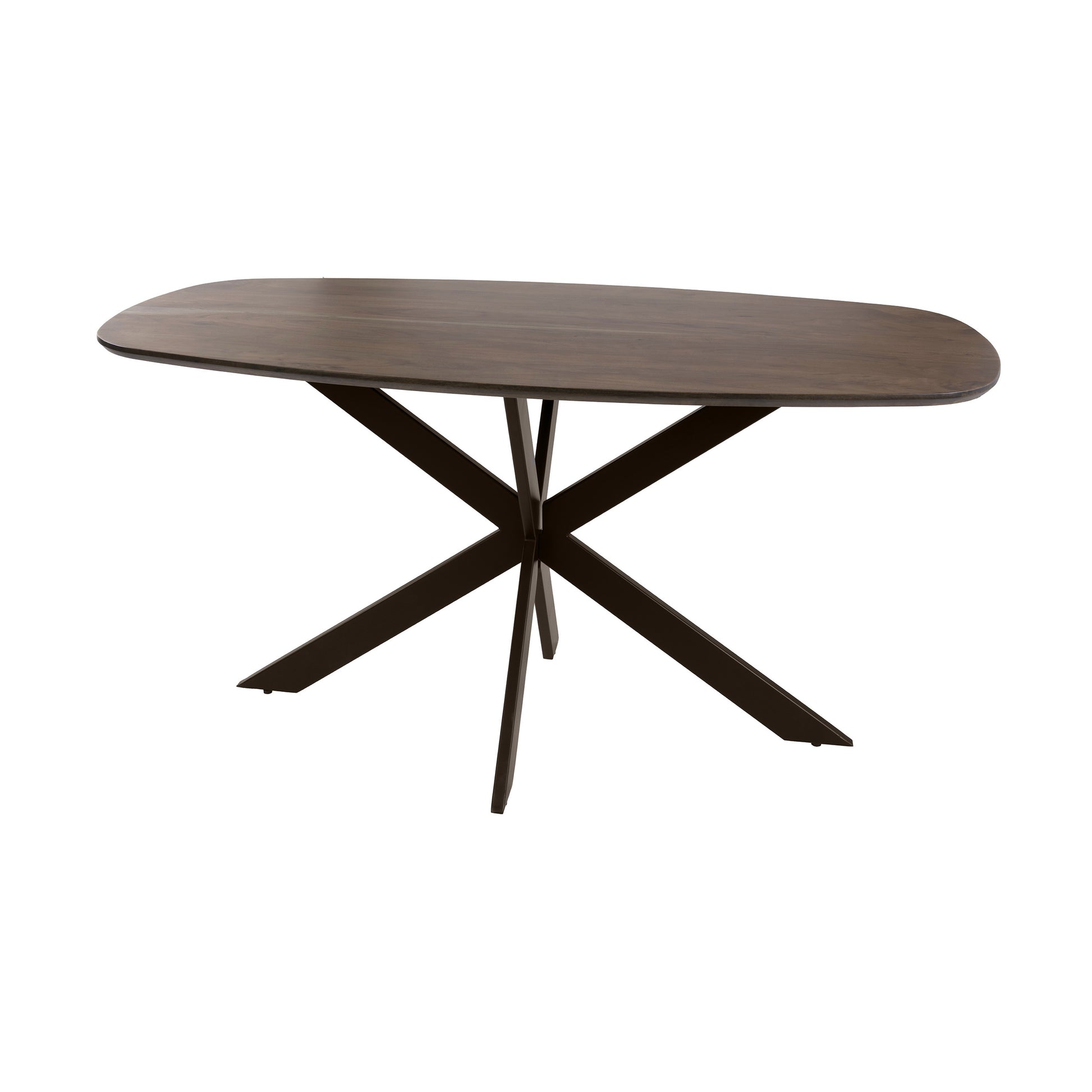 Esstisch – dänisch oval oval – 150×90×77 cm – Massiv Akazie | Modell N0135