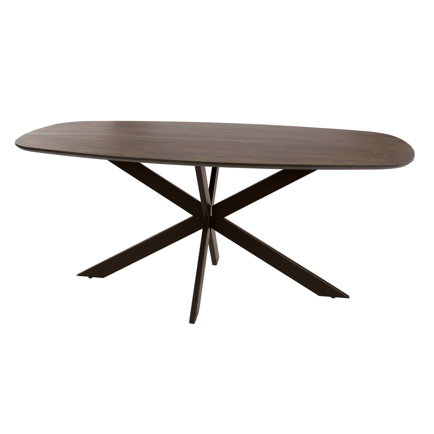 Esstisch – dänisch oval oval – 215×105×77 cm – Massiv Akazie | Modell N0137