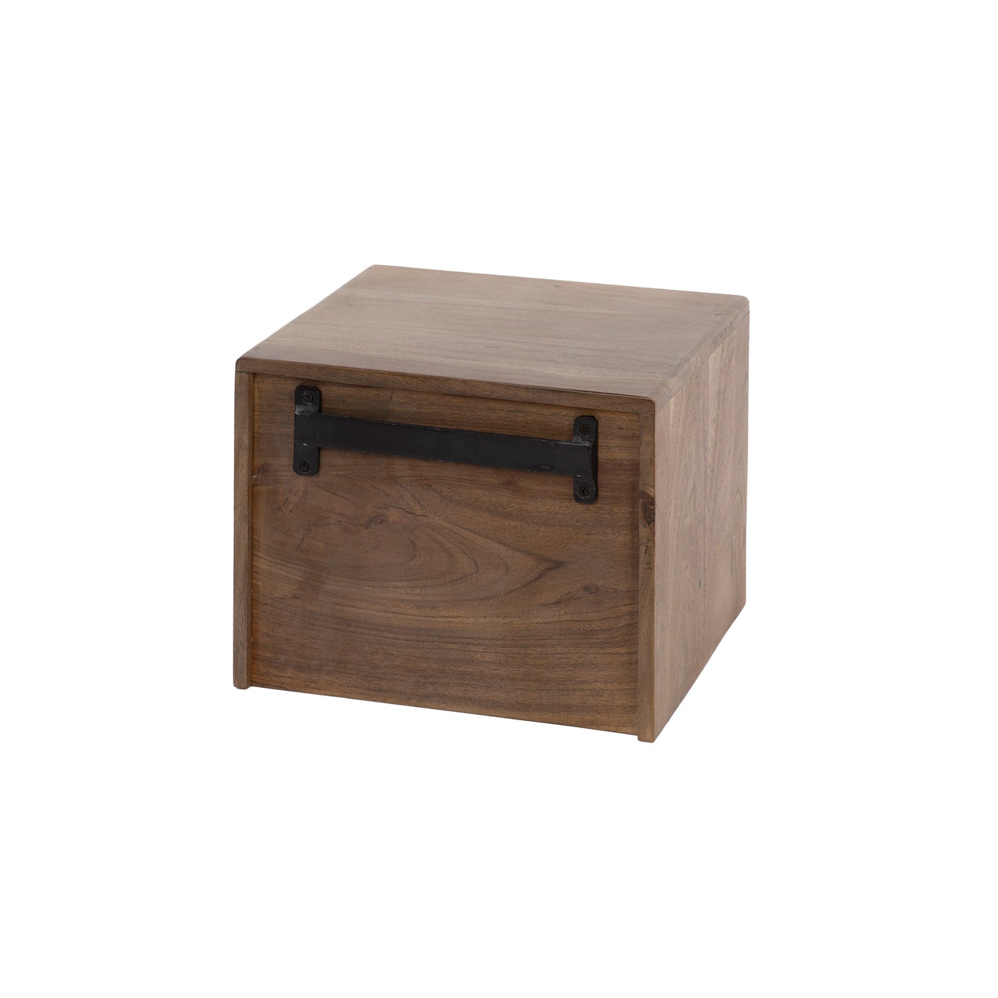 Nachttisch – 35×30×25 cm – Massiv Akazie braun | Modell N0145