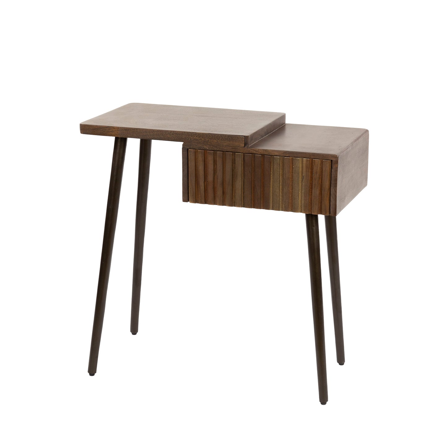 Nachttisch – 60×30×61 cm – Massiv Akazie braun | Modell N0148