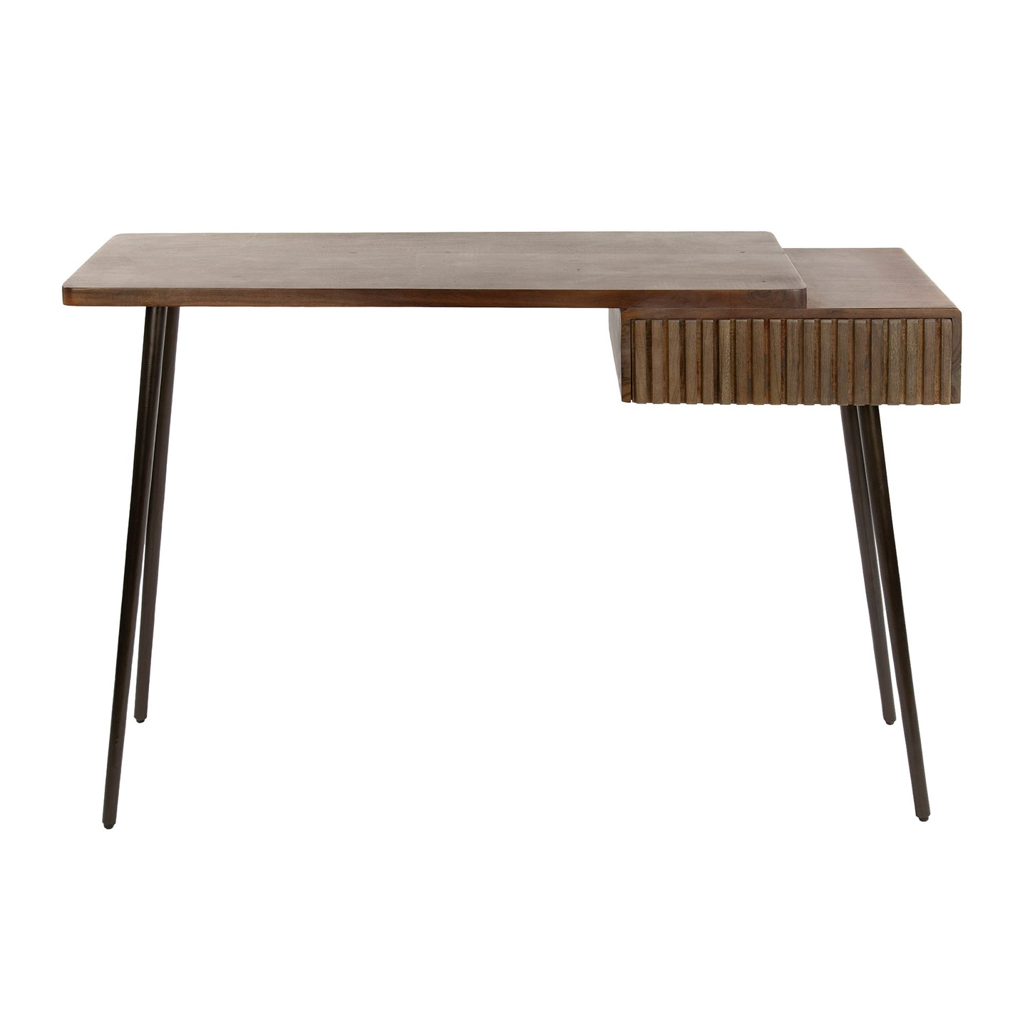 Schminktisch – 120×35×76 cm – Massiv Akazie braun | Modell N0152