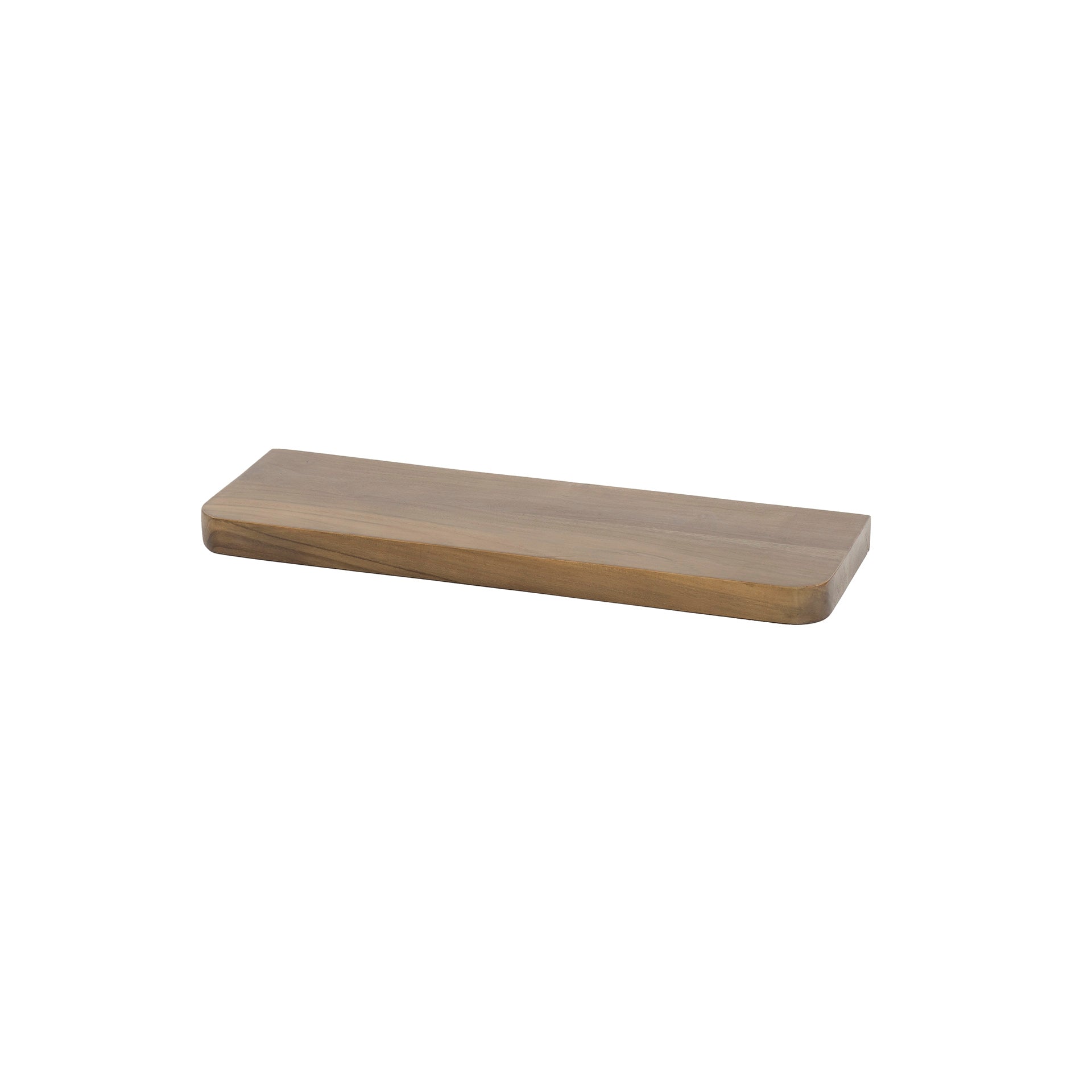 Wandregal – 60×20×4 cm – Massiv Akazie braun | Modell N0155