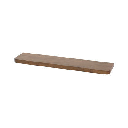 Wandregal – 90×20×4 cm – Massiv Akazie braun | Modell N0156