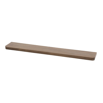 Wandregal – 120×20×4 cm – Massiv Akazie braun | Modell N0157