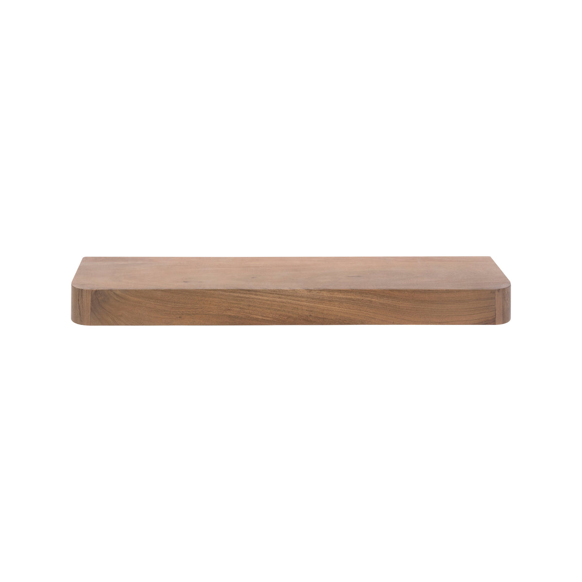 Wandregal – 100×25×8 cm – Massiv Akazie braun | Modell N0159
