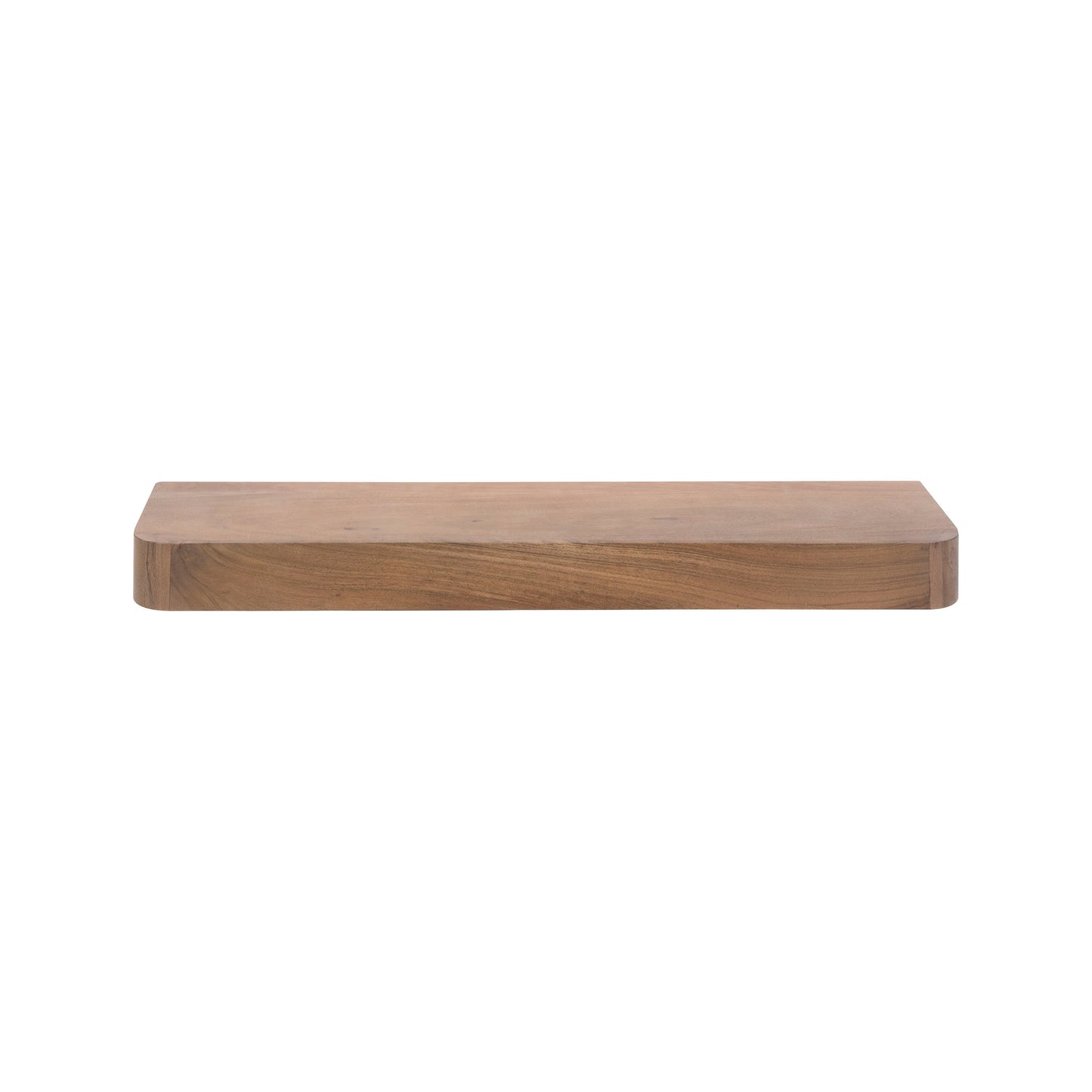Wandregal – 100×25×8 cm – Massiv Akazie braun | Modell N0159