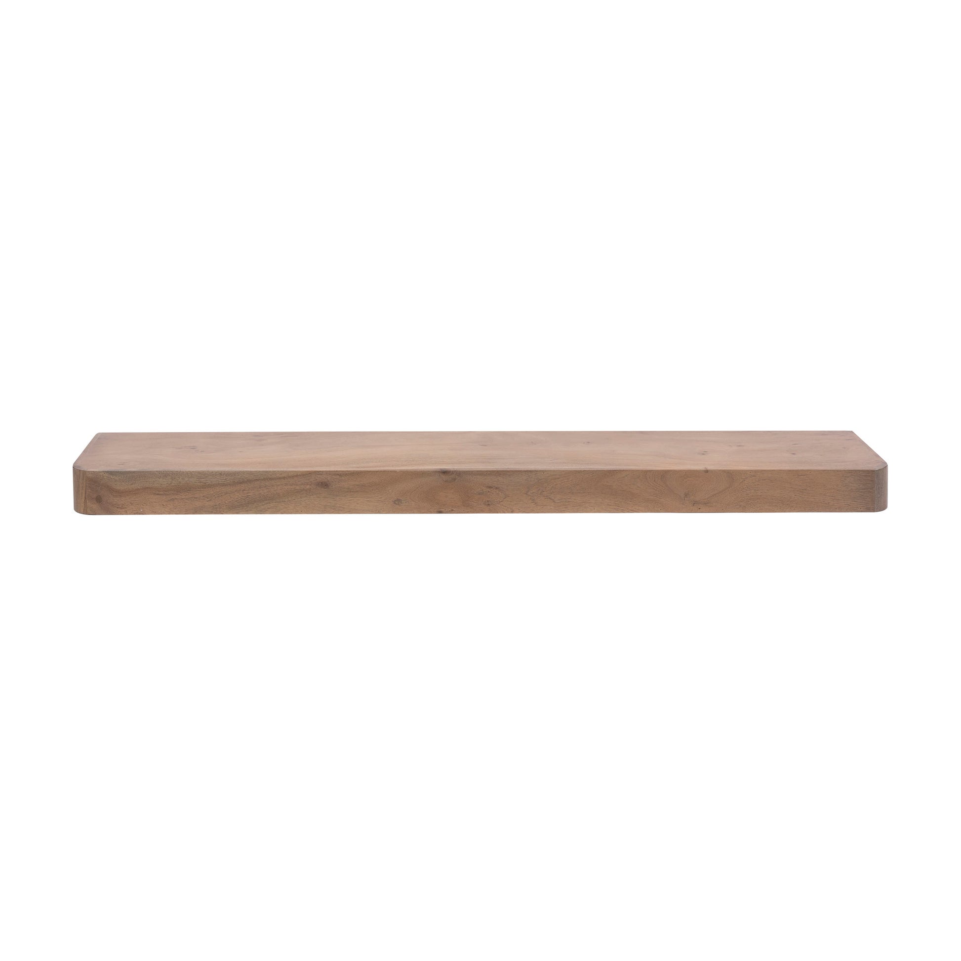 Wandregal – 150×25×8 cm – Massiv Akazie braun | Modell N0160