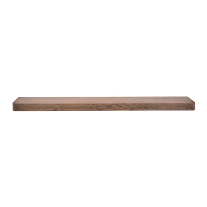 Wandregal – 200×25×8 cm – Massiv Akazie braun | Modell N0161