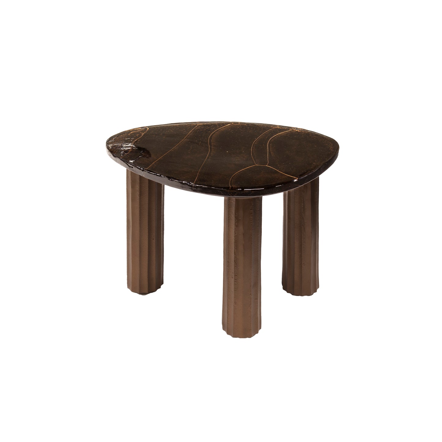 Couchtisch – 51×37×35 cm – Antikkupfer | Modell N0177