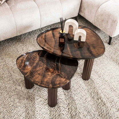 Couchtisch – 62×45×40 cm – Antikkupfer | Modell N0178
